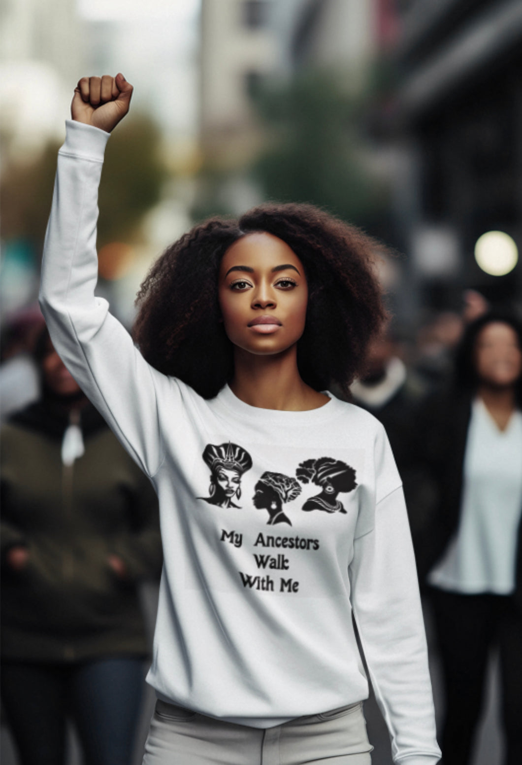 My Ancestors Walk With Me Sweatshirt